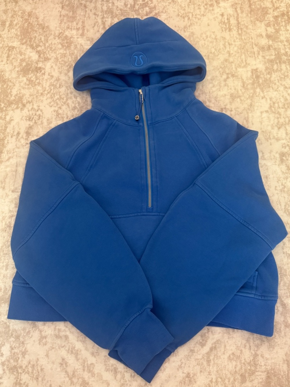 Lululemon Scuba Half Zip Hoodie Pipe Dream Blue XS/S